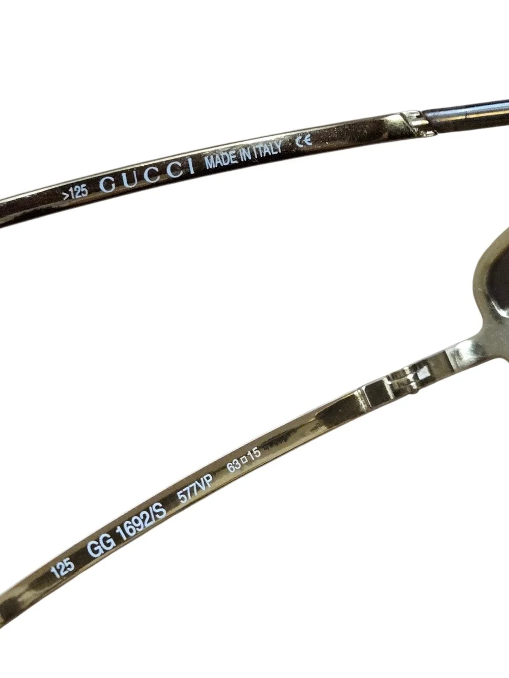 Gucci Rectangle Rimless Unisex Sunglasses